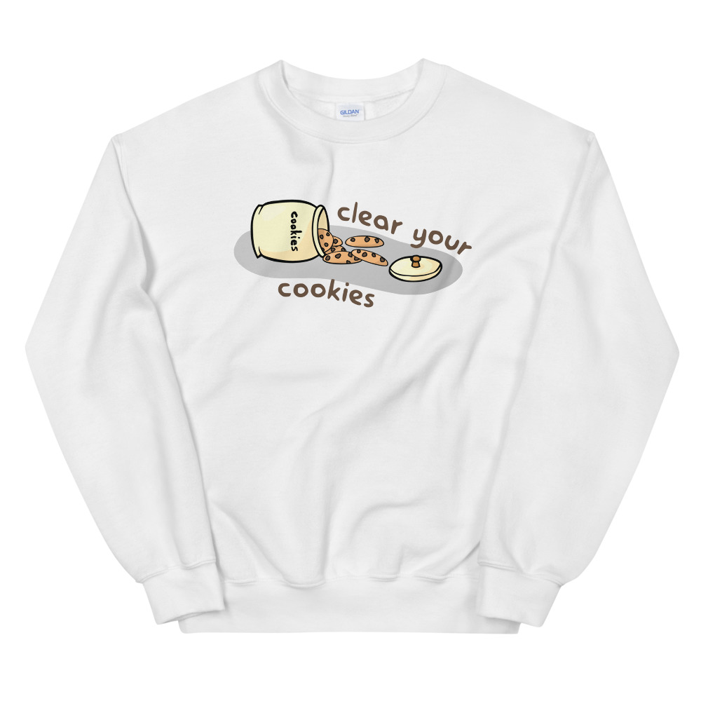 Clear Your Cookies – Unisex Sweater for Developers | Buy Now at XONOT